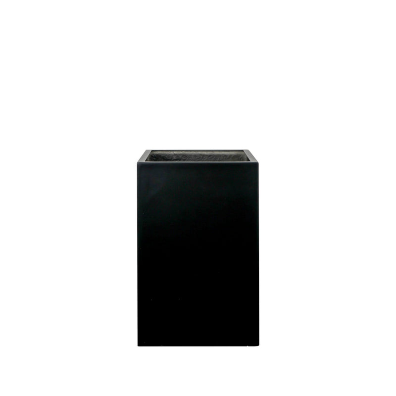 Tall Square Fibre Glass Planter 60cm Artificial Elegance