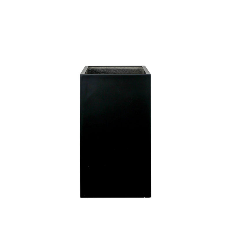 Tall Square Fibre Glass Planter 80cm Artificial Elegance
