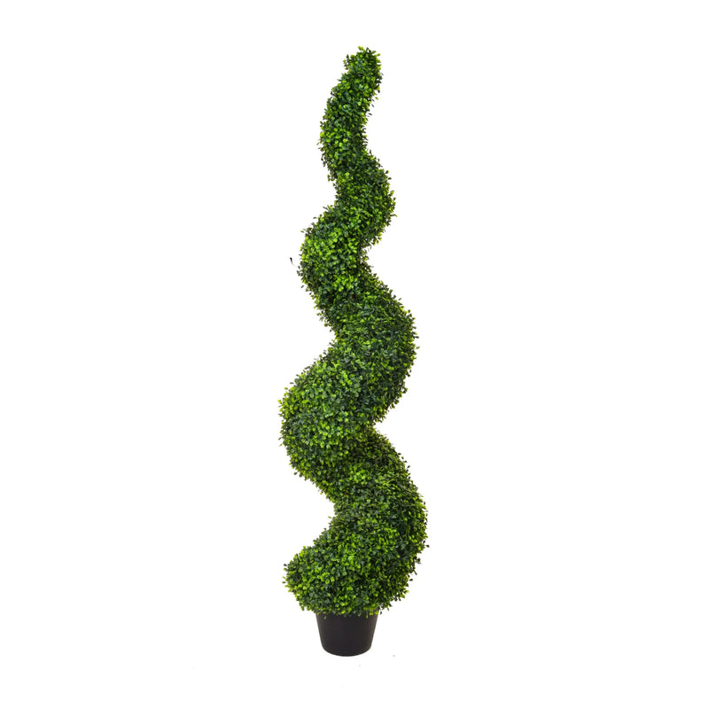 Artificial Boxwood Spiral Tree 150cm Artificial Elegance