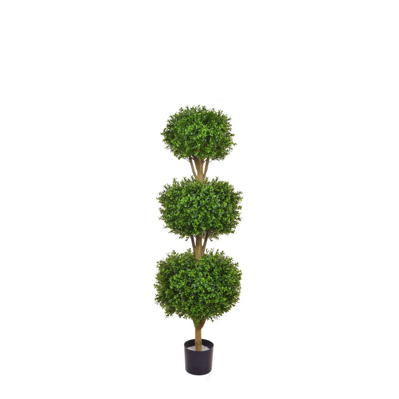 Artificial Buxus Triple Ball Artificial Elegance