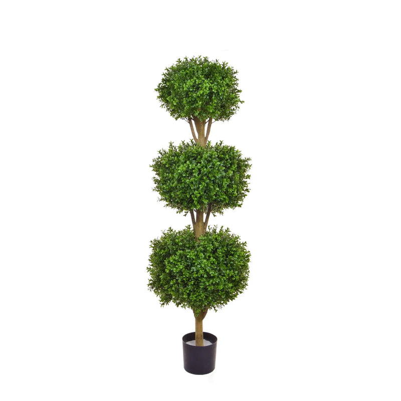 Artificial Buxus Triple Ball Artificial Elegance