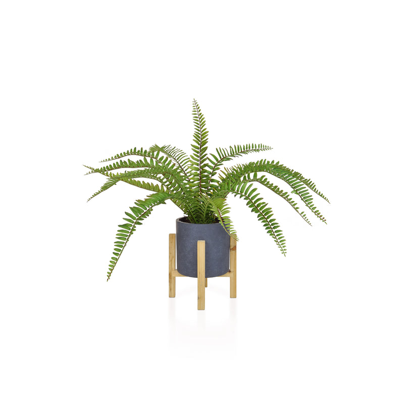 Artificial Boston Fern in Pot 56cm Artificial Elegance