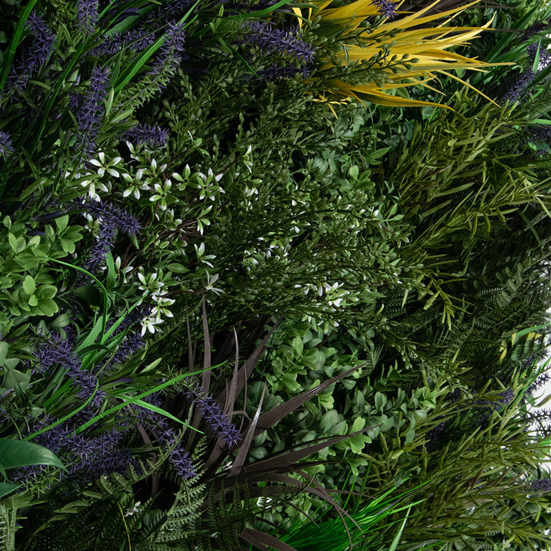 Artificial Green Wall Chatton Mix Artificial Elegance