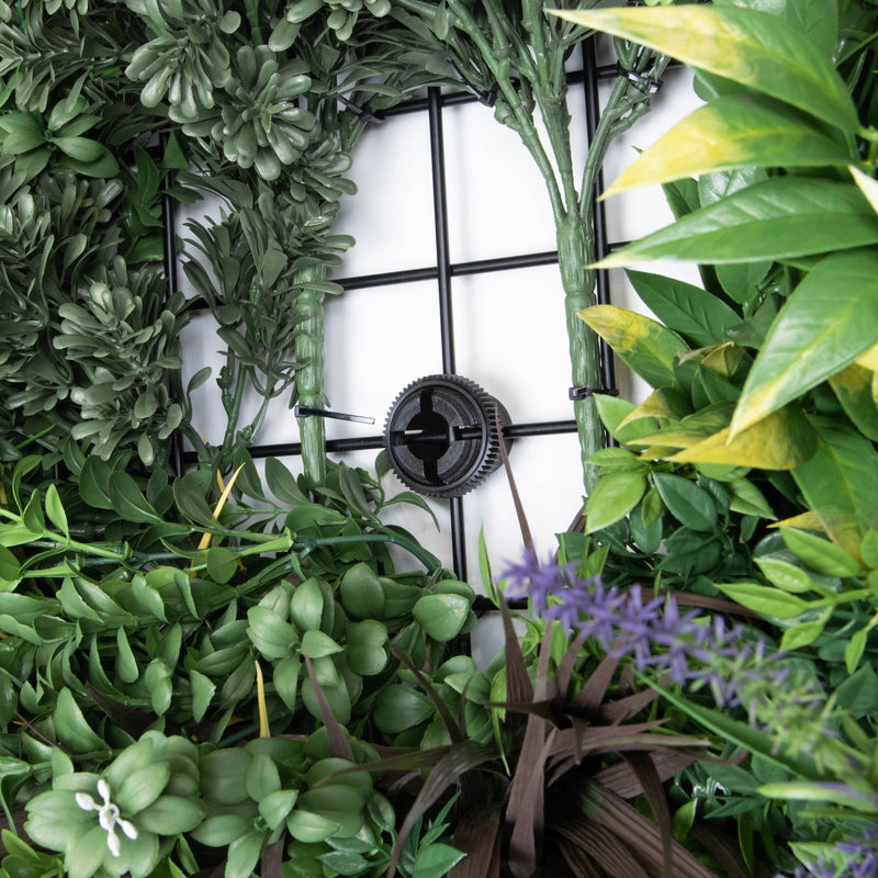 Artificial Green Wall Chatton Mix Artificial Elegance