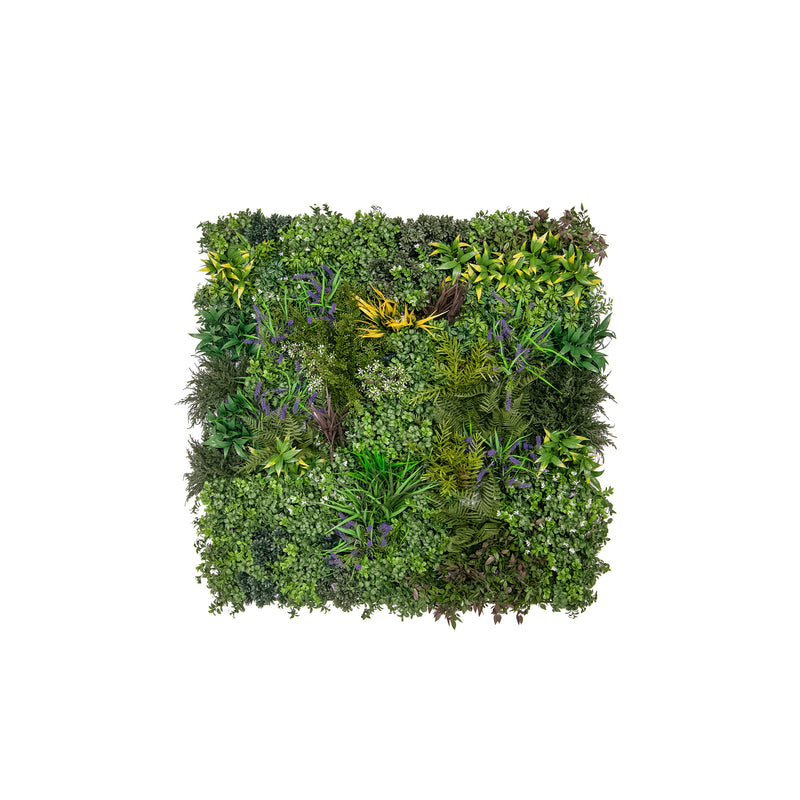 Artificial Green Wall Chatton Mix Artificial Elegance