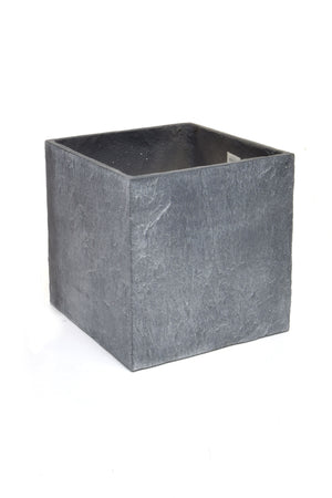 Cube planters Slate look Artificial Elegance