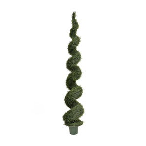 Artificial Topiary Cedar Spiral Tree Artificial Elegance
