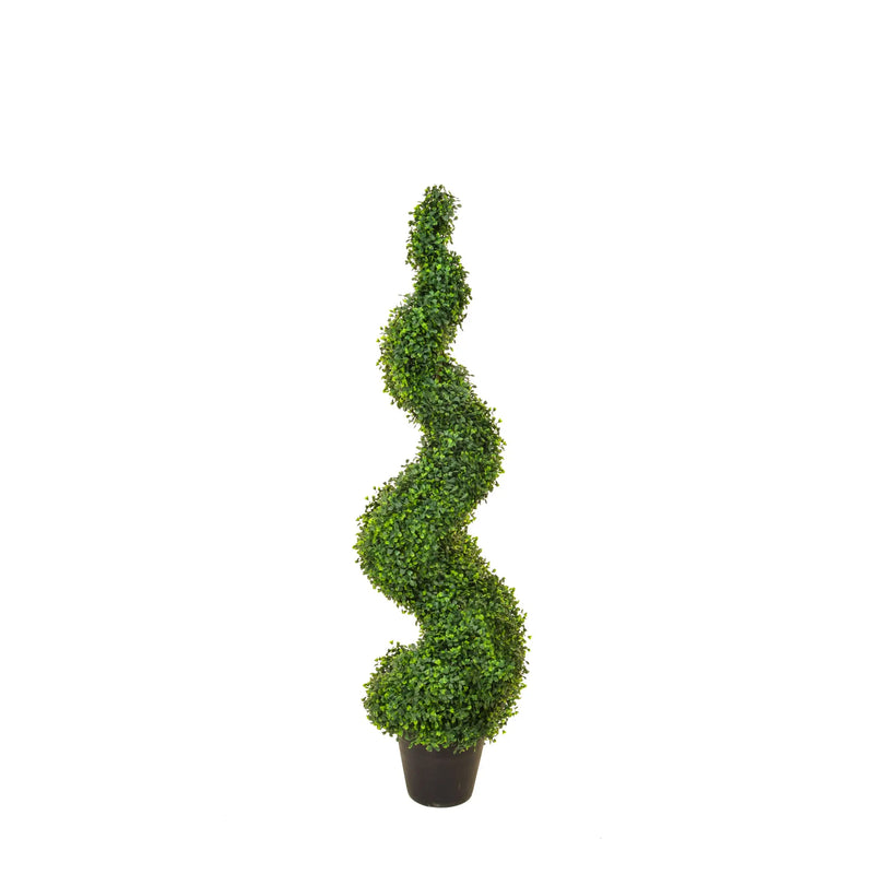 Artificial Boxwood Spiral Tree Artificial Elegance