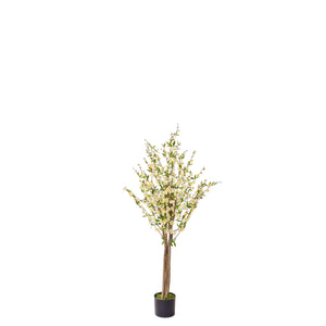 Artificial Cherry Blossom Tree in White 150cm Artificial Elegance
