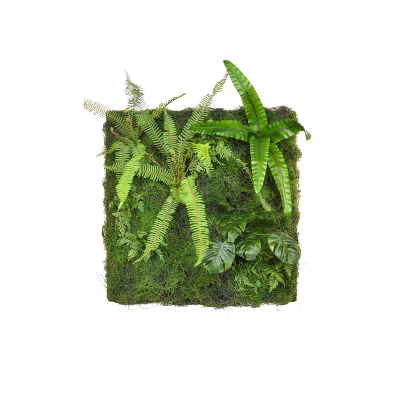 Artificial Green Wall Tropical Monstera Artificial Elegance