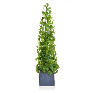Artificial Ivy Tower in Slate Pot 90cm Artificial Elegance