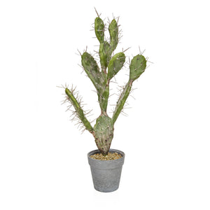 Artificial Cactus in Grey Pot 60cm Artificial Elegance