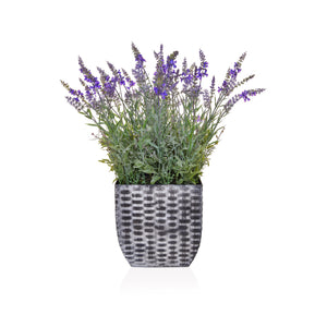 Artificial Lavender in Trough 60cm Artificial Elegance