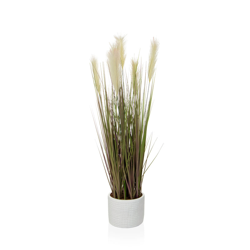 Artificial Dogtail Grass in Pot Artificial Elegance
