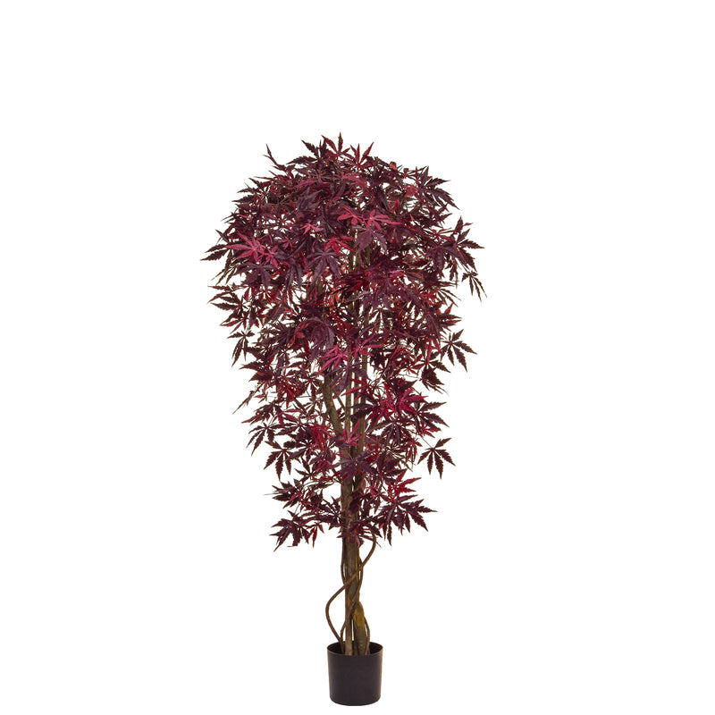 Artificial Maple Japanese Burgundy Tree 150cm Artificial Elegance