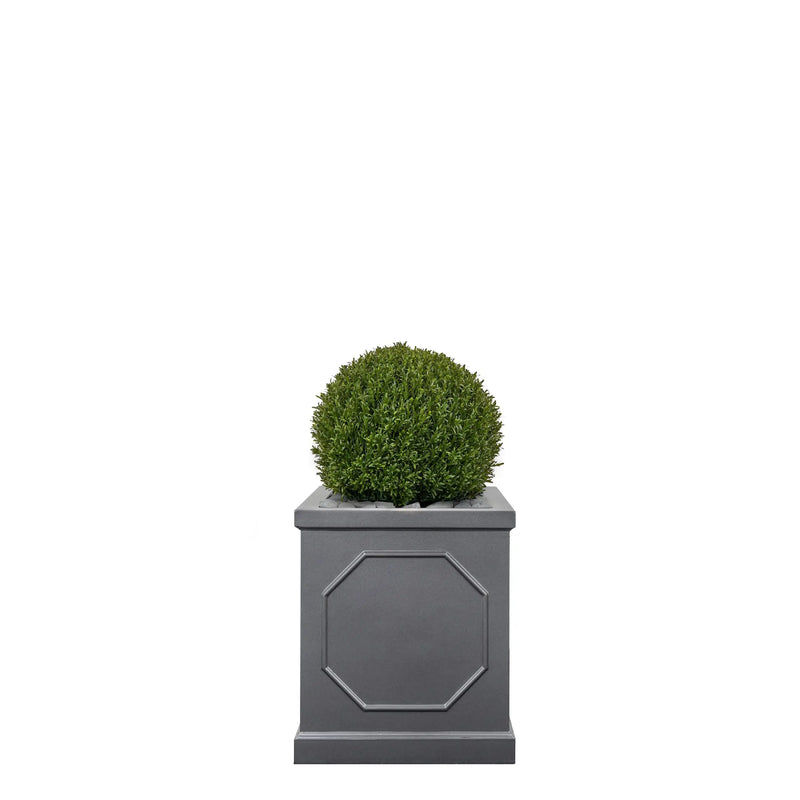 The Chelsea Planter with artificial Rosemary Ball Artificial Elegance
