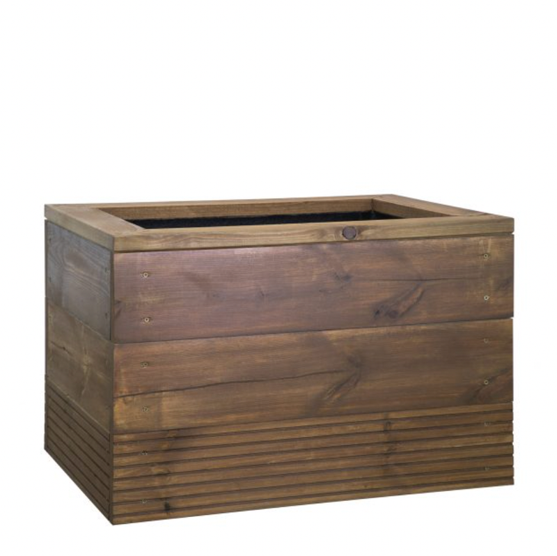 Timber Wood Planter Artificial Elegance